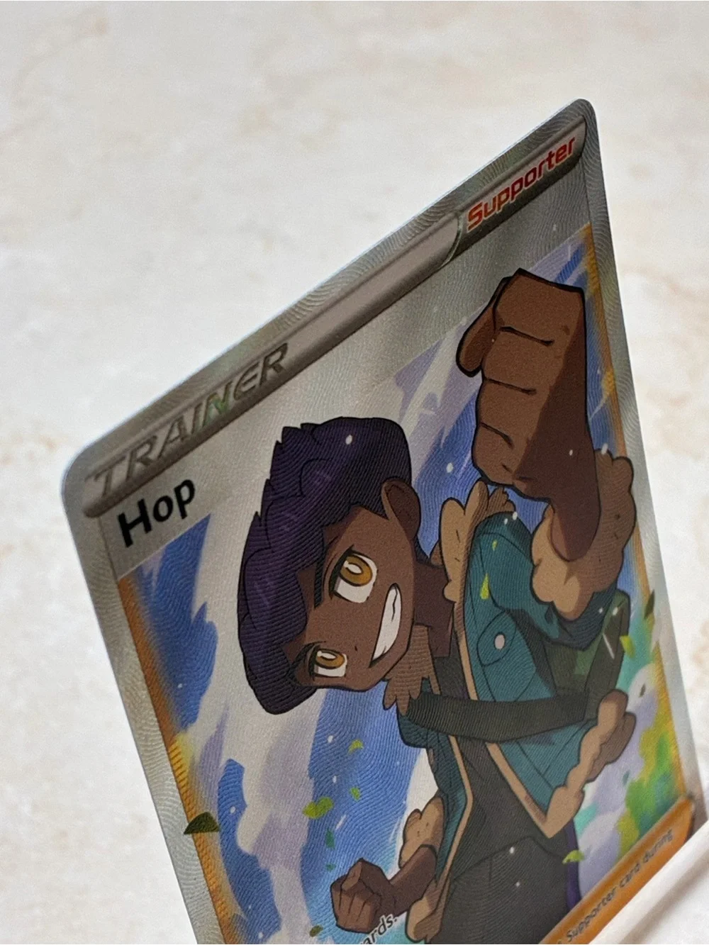 Ultra Rare Trainer Card - Hop Full Art Supporter Pokemon card